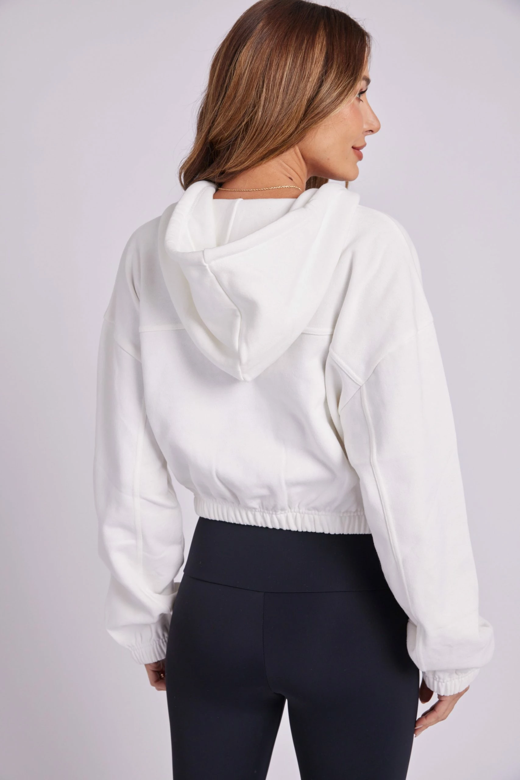 ONZIE Tops Jet Set Jacket - White 4 ONZIE Tops Jet Set Jacket - White