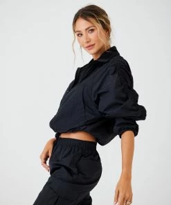 ONZIE Tops Parachute Jacket - Black