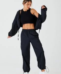 ONZIE Tops Parachute Jacket - Black