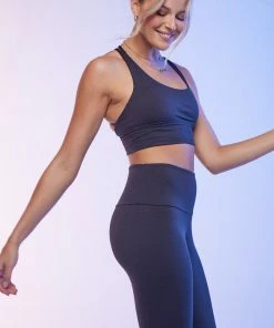 ONZIE Eco Luxe Bra - Black Tops