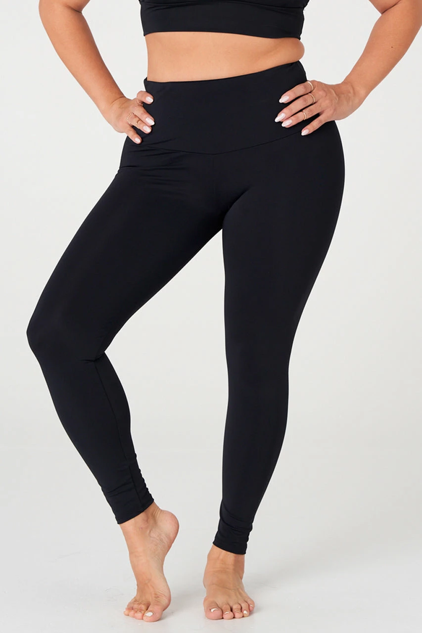 Onzie Flow High Rise Long Legging - Black 4 Onzie Flow High Rise Long Legging - Black