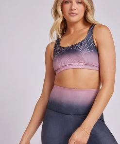 ONZIE Tops Sustainable Soul Graphic Mudra Bra - Zen