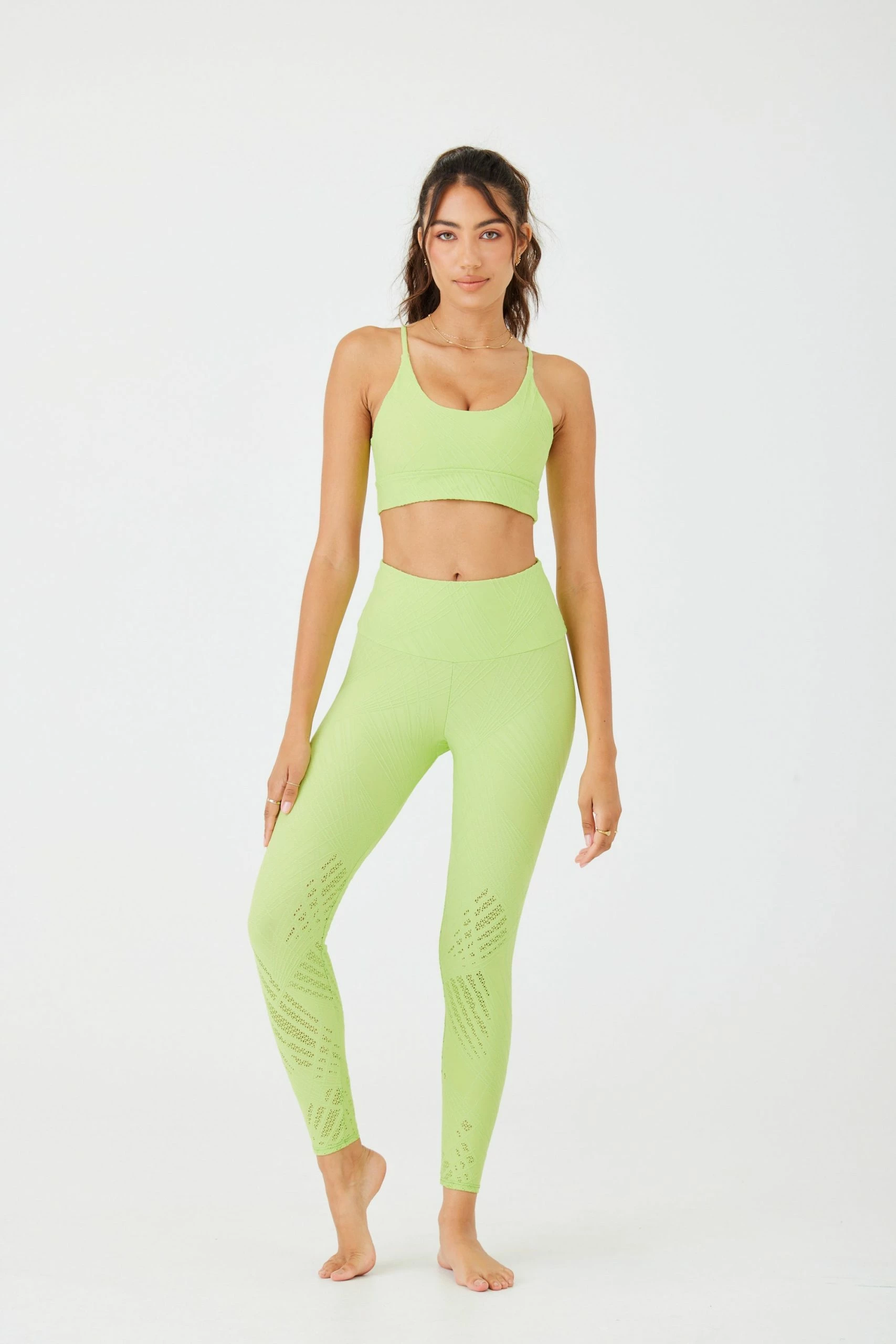 ONZIE Selenite Legging - Mint Butterfly Selenite Bottoms 6 ONZIE Selenite Legging - Mint Butterfly Selenite Bottoms