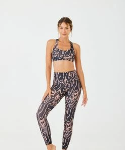 ONZIE Half Moon Bra - Roads Tops 8 ONZIE Half Moon Bra - Roads Tops