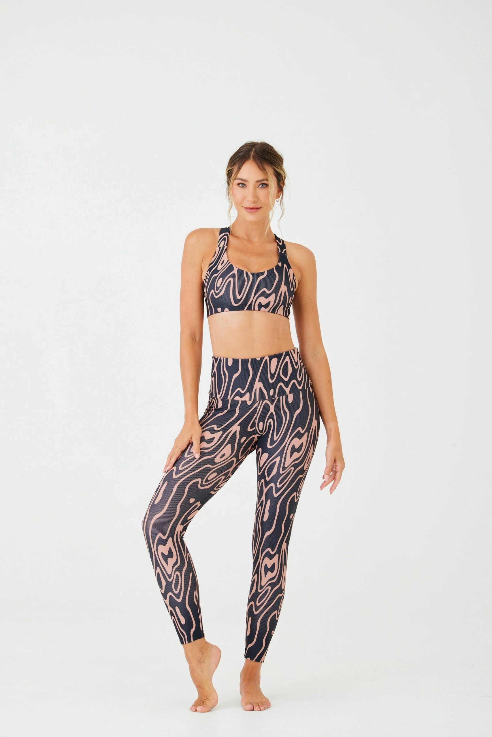 ONZIE Half Moon Bra - Roads Tops 5 ONZIE Half Moon Bra - Roads Tops