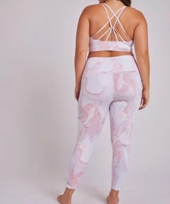 ONZIE Women's New High Rise Legging - Sunset Marble