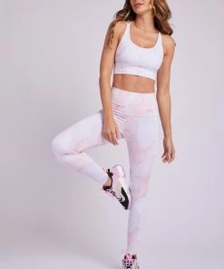 ONZIE Women's New High Rise Legging - Sunset Marble