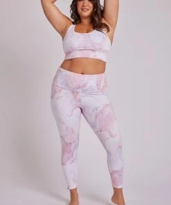 ONZIE Women's New High Rise Legging - Sunset Marble