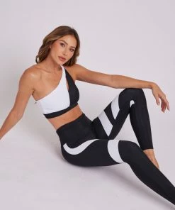 ONZIE Cadence Legging - Black White Combo Women's New 8 ONZIE Cadence Legging - Black White Combo Women's New