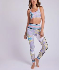 ONZIE Graphic Mudra Bra - Safari Scarf Women's New 10 ONZIE Graphic Mudra Bra - Safari Scarf Women's New