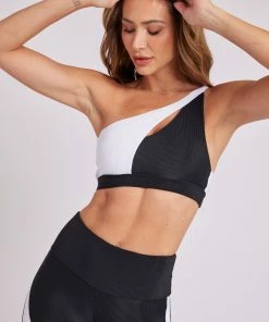 ONZIE Women's New Sutra Bra - Black White Combo