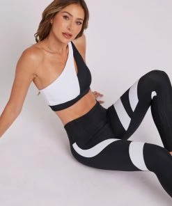 ONZIE Women's New Sutra Bra - Black White Combo