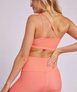 ONZIE Women's New Sutra Bra - Peach Punch Rib