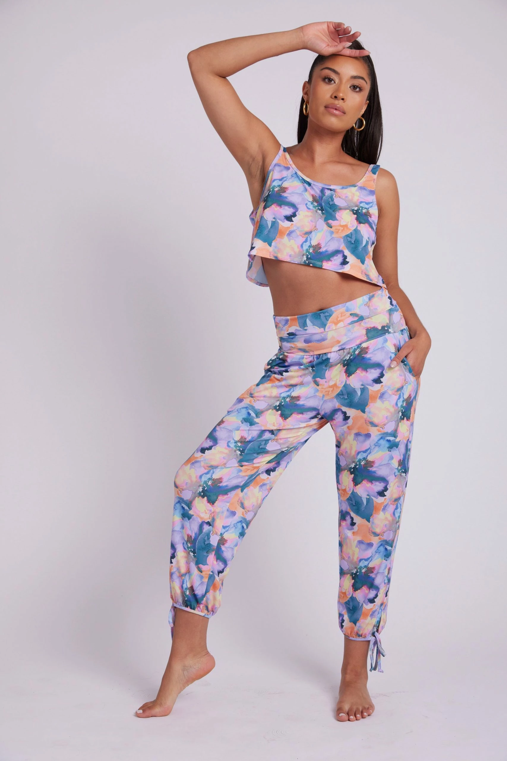 ONZIE Women's New Gypsy Pant - Flora Aura 3 ONZIE Women's New Gypsy Pant - Flora Aura