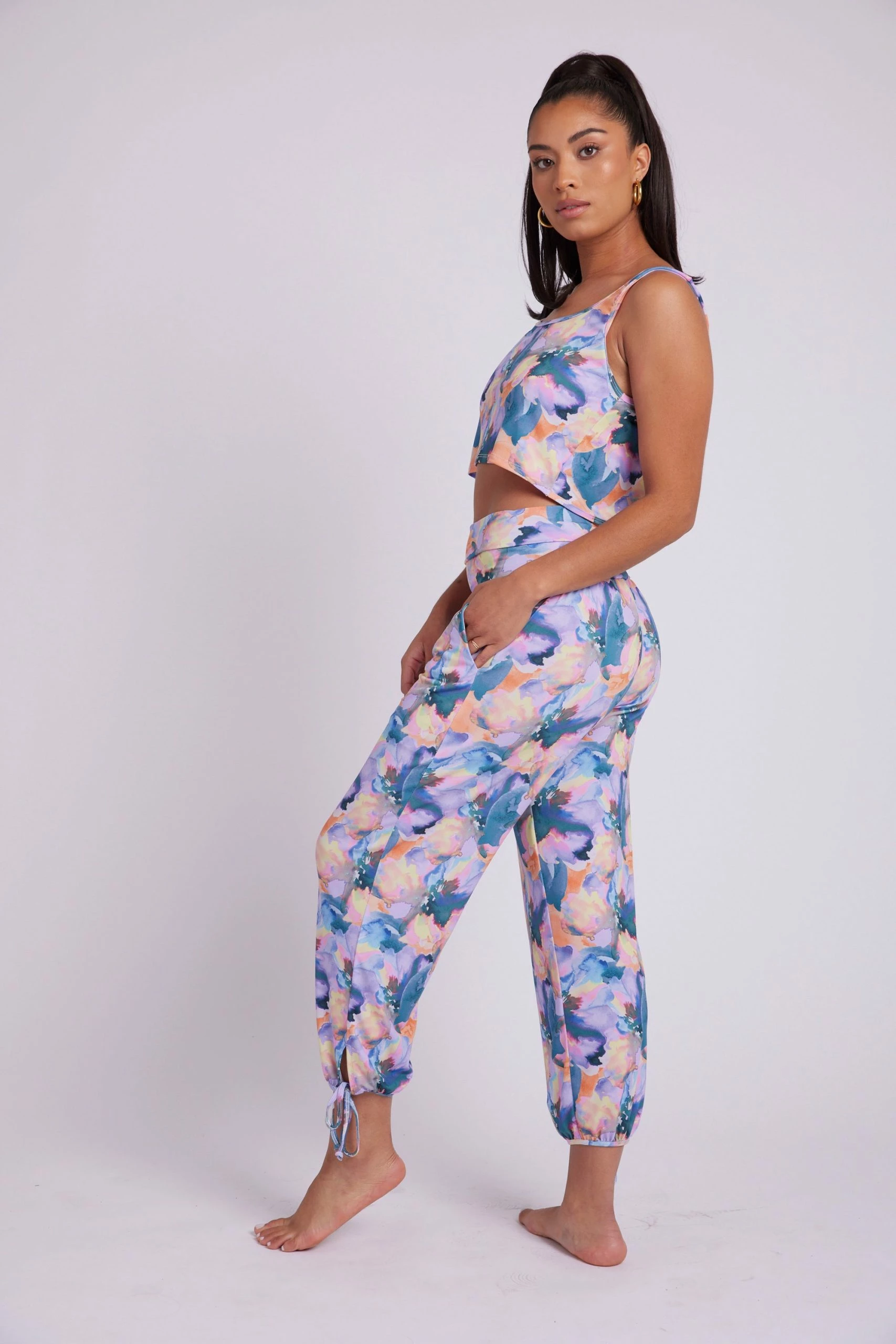 ONZIE Women's New Gypsy Pant - Flora Aura 6 ONZIE Women's New Gypsy Pant - Flora Aura
