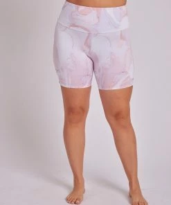 ONZIE Women's New High Rise Mini Biker Short - Sunset Marble