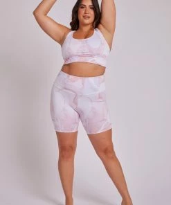 ONZIE Women's New High Rise Mini Biker Short - Sunset Marble 13 ONZIE Women's New High Rise Mini Biker Short - Sunset Marble