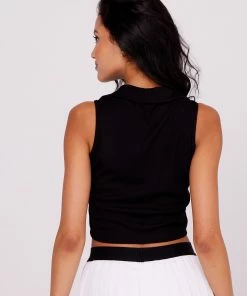 ONZIE Polo Tank - Black Core Rib 8 ONZIE Polo Tank - Black Core Rib