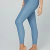 ONZIE Bottoms High Rise Rib Legging - Periwinkle Rib