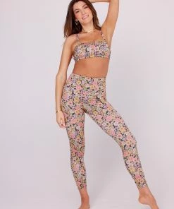 ONZIE Women's New High Rise Legging - Retro Floral 11 ONZIE Women's New High Rise Legging - Retro Floral