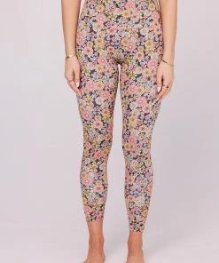 ONZIE Women's New High Rise Legging - Retro Floral