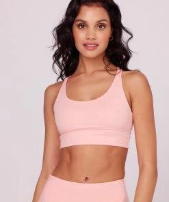 ONZIE Women's New Eco Luxe Bra - Peach Quartz