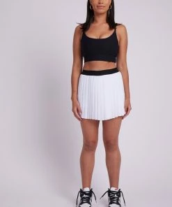 ONZIE Pleated Tennis Skirt - White
