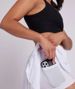 ONZIE Pleated Tennis Skirt - White