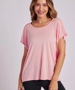 ONZIE Women's New Drop Back Top - Peach Quartz