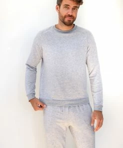 ONZIE Men's Sweatshirt - Heather Gray Fleece Men's New