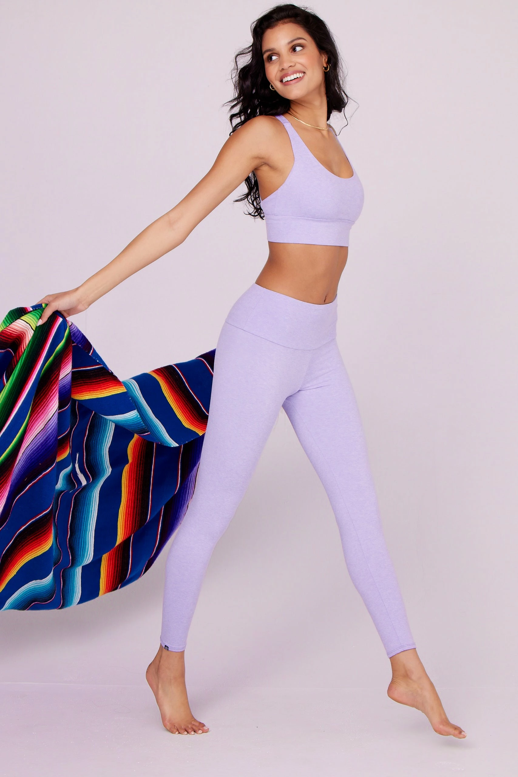 ONZIE Women's New Eco Luxe Legging - Amethyst 3 ONZIE Women's New Eco Luxe Legging - Amethyst