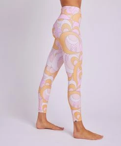ONZIE High Rise Rib Legging - Summer Groove Women's New