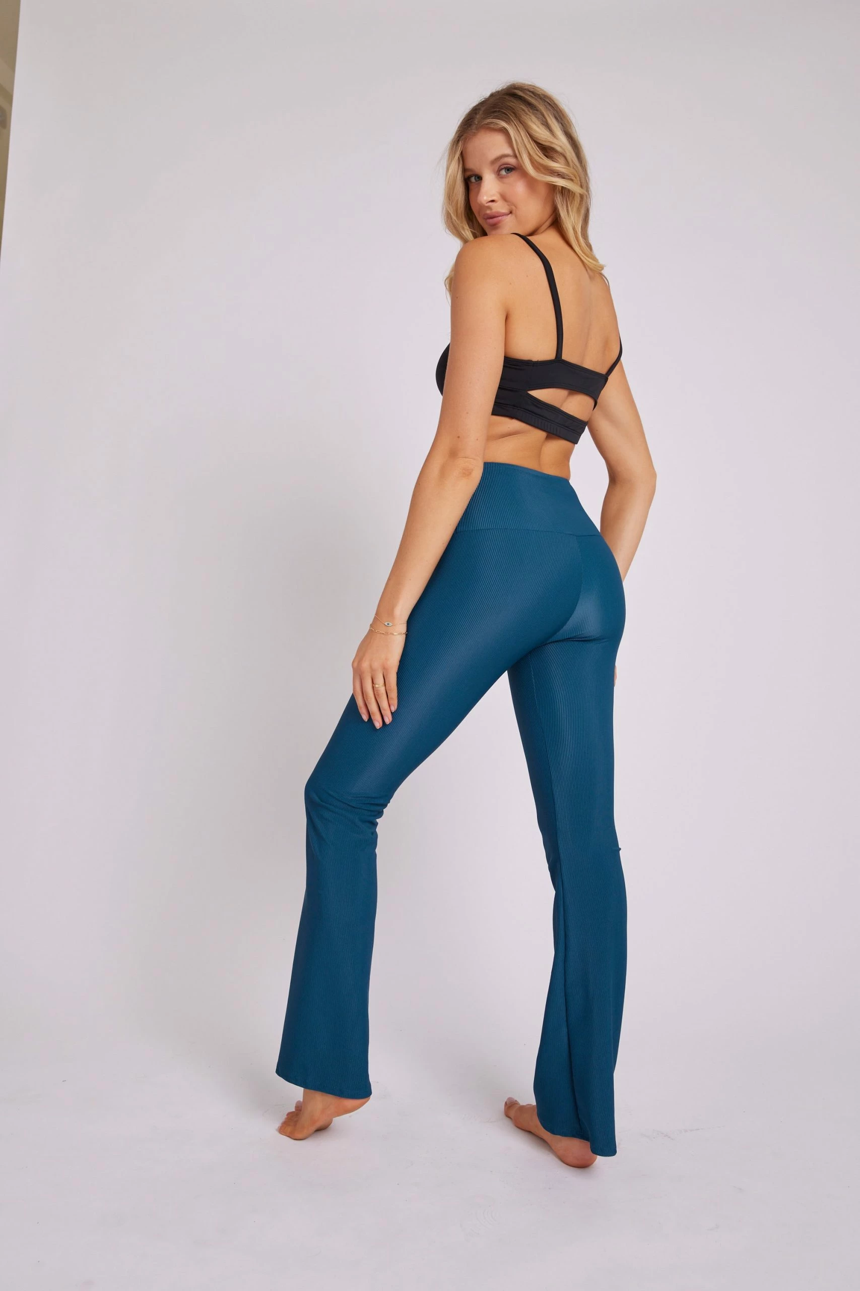 Onzie Rib Studio Flare Leg Pant - Empathy Rib Bottoms 8 Onzie Rib Studio Flare Leg Pant - Empathy Rib Bottoms