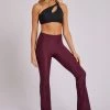 Onzie Rib Studio Flare Leg Pant - Fig Rib
