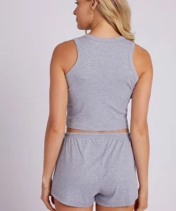 ONZIE Sculpt Tank - Heather Gray Tops