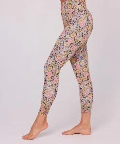ONZIE Women's New High Rise Legging - Retro Floral