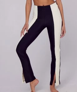 ONZIE Bustier Bra + Mini Bell Set - Black Rib Ivory Rib 21 ONZIE Bustier Bra + Mini Bell Set - Black Rib Ivory Rib