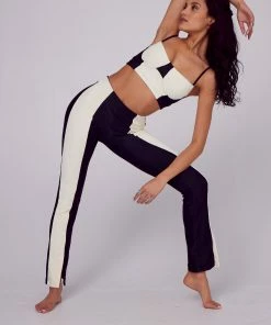 ONZIE Bustier Bra + Mini Bell Set - Black Rib Ivory Rib 16 ONZIE Bustier Bra + Mini Bell Set - Black Rib Ivory Rib