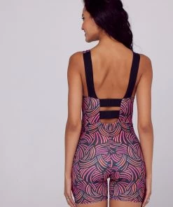 ONZIE Block Leotard - Batique Fire Rib One Pieces 17 ONZIE Block Leotard - Batique Fire Rib One Pieces