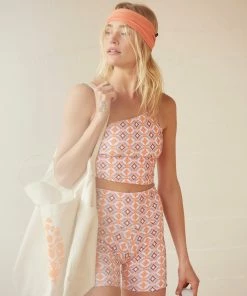 ONZIE Rib Mini Biker Short - Aria Rib Bottoms