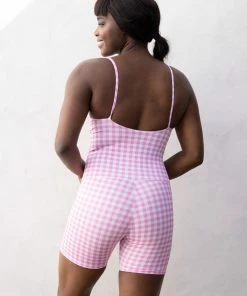 ONZIE One Pieces Biker Babe One Piece - Rosette Gingham
